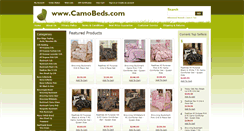 Desktop Screenshot of camobeds.com